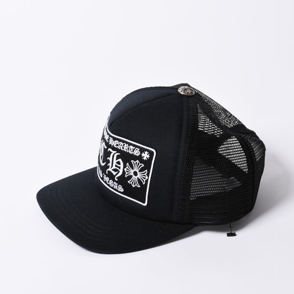 New and unused item CHROME HEARTS Mesh Cap RN# 97729 Black Used 4a001197