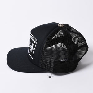 New and unused item CHROME HEARTS Mesh Cap RN# 97729 Black Used 4a001197