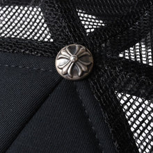 画像をギャラリービューアに読み込む, 新品未使用品 CHROME HEARTS クロムハーツ Mesh Cap メッシュキャップ RN# 97729 ブラック 中古 4a001197
