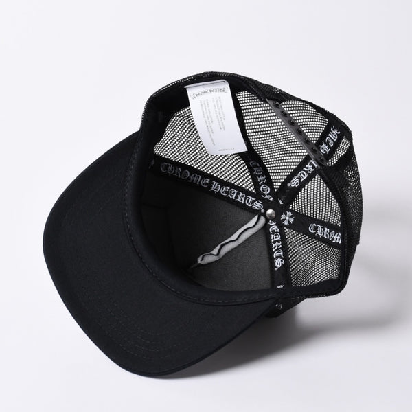 New and unused item CHROME HEARTS Mesh Cap RN# 97729 Black Used 4a001197
