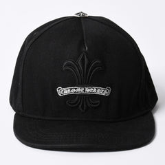 CHROME HEARTS 5PANEL TRUCKER CAP ONE SIZE 53-60cm BS Flare Black Good Used 4a001286