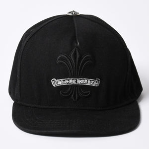 CHROME HEARTS 5PANEL TRUCKER CAP ONE SIZE 53-60cm BS Flare Black Good Used 4a001286