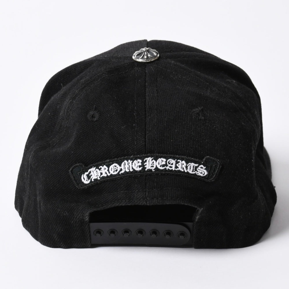 CHROME HEARTS クロムハーツ 5PANEL TRUCKER CAP 5パネル トラッカーキャップ ONE SIZE 53-60cm BSフレア ブラック 良品 中古 4a001286