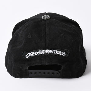 CHROME HEARTS 5PANEL TRUCKER CAP ONE SIZE 53-60cm BS Flare Black Good Used 4a001286