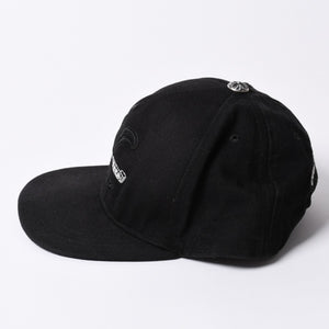CHROME HEARTS 5PANEL TRUCKER CAP ONE SIZE 53-60cm BS Flare Black Good Used 4a001286
