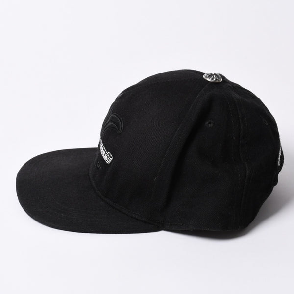 CHROME HEARTS 5PANEL TRUCKER CAP ONE SIZE 53-60cm BS Flare Black Good Used 4a001286