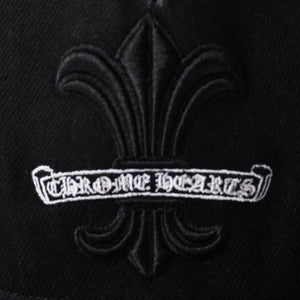 CHROME HEARTS 5PANEL TRUCKER CAP ONE SIZE 53-60cm BS Flare Black Good Used 4a001286
