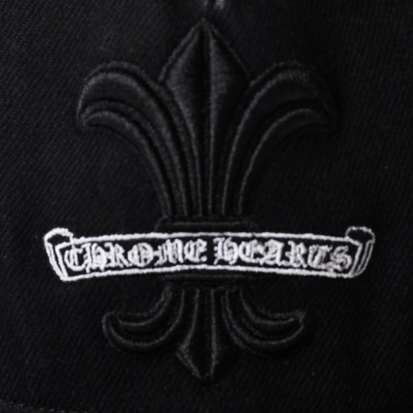 CHROME HEARTS 5PANEL TRUCKER CAP ONE SIZE 53-60cm BS Flare Black Good Used 4a001286