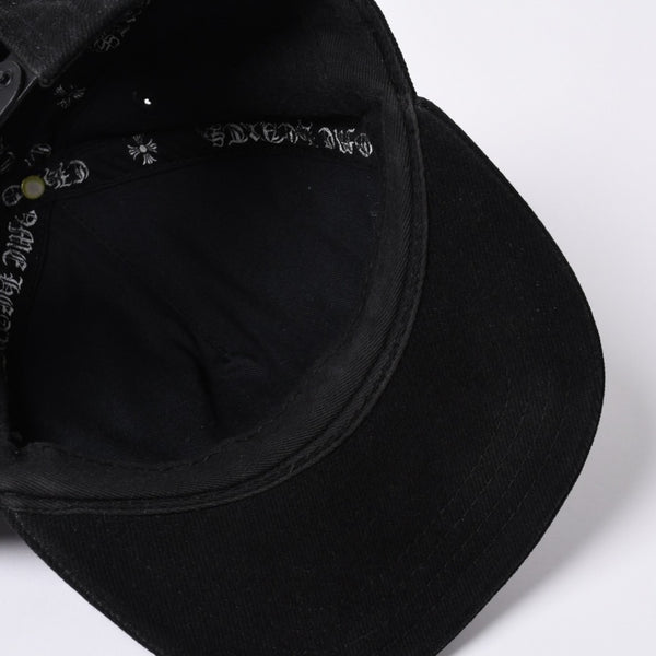 CHROME HEARTS 5PANEL TRUCKER CAP ONE SIZE 53-60cm BS Flare Black Good Used 4a001286