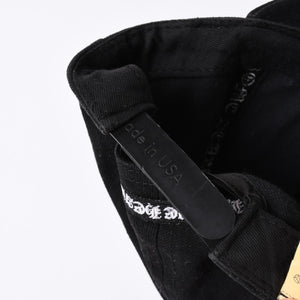 CHROME HEARTS 5PANEL TRUCKER CAP ONE SIZE 53-60cm BS Flare Black Good Used 4a001286