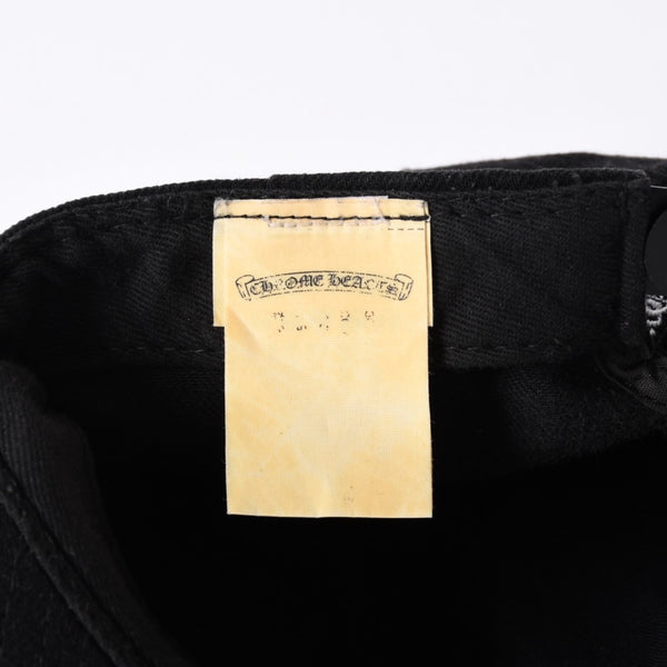 CHROME HEARTS 5PANEL TRUCKER CAP ONE SIZE 53-60cm BS Flare Black Good Used 4a001286