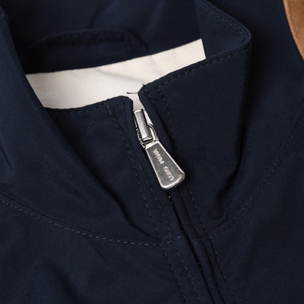 Loro Piana Jacket Nylon Made in Italy Navy Size L Good Condition Used 4a000687