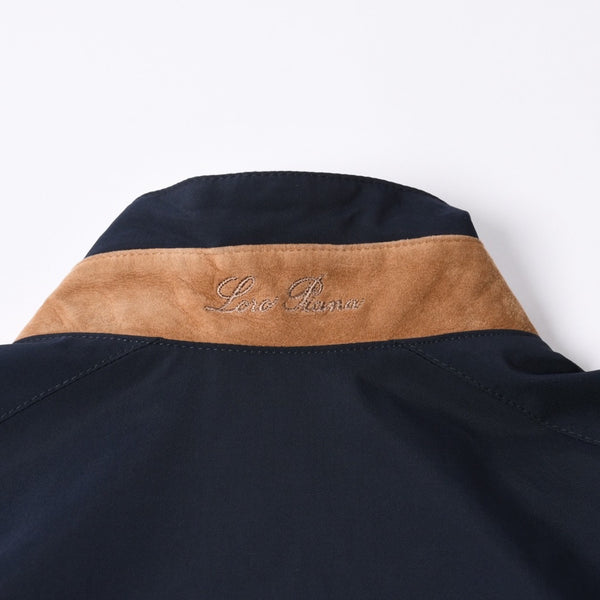 Loro Piana Jacket Nylon Made in Italy Navy Size L Good Condition Used 4a000687