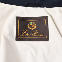 画像をギャラリービューアに読み込む, Loro Piana ロロピアーナ Jacket ジャケット ナイロン イタリア製 Navy ネイビー サイズL 美品 中古 4a000687