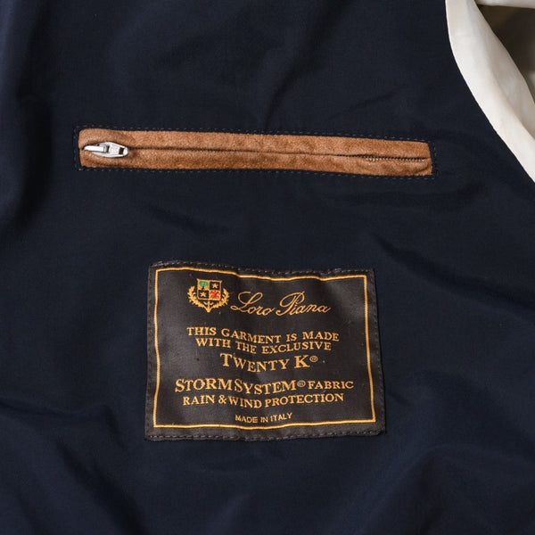 Loro Piana Jacket Nylon Made in Italy Navy Size L Good Condition Used 4a000687
