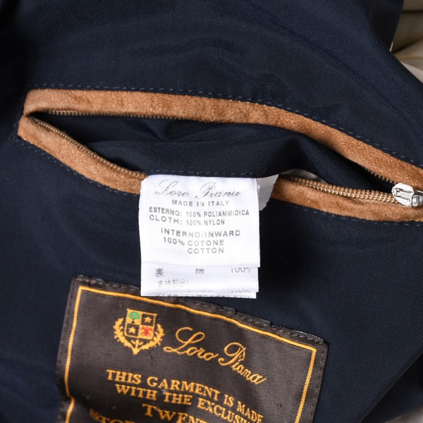 Loro Piana Jacket Nylon Made in Italy Navy Size L Good Condition Used 4a000687