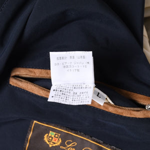 Loro Piana Jacket Nylon Made in Italy Navy Size L Good Condition Used 4a000687