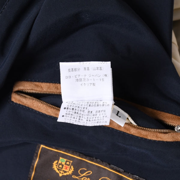 Loro Piana Jacket Nylon Made in Italy Navy Size L Good Condition Used 4a000687