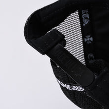 画像をギャラリービューアに読み込む, 新品未使用品 CHROME HEARTS クロムハーツ St. Barths セントバース Exclusive Cemetery Cross メッシュキャップ RN＃ 97729 ブラック オレンジ 中古 4a001198