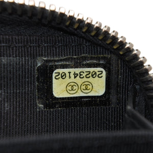 CHANEL シャネル クラシック ジップコインパース 小銭入れ AP0216 20番台 ココマーク キャビアスキン ブラック 美品 中古 4a001199