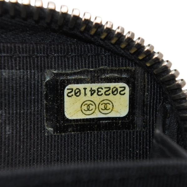 CHANEL シャネル クラシック ジップコインパース 小銭入れ AP0216 20番台 ココマーク キャビアスキン ブラック 美品 中古 4a001199