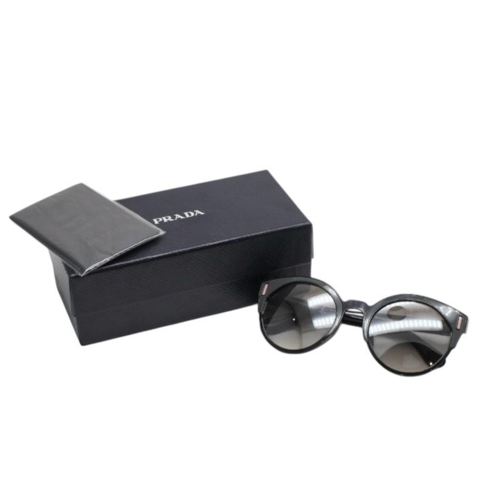 PRADA プラダ Sunglasses サングラス 53◻︎22 SPR 03U-F Eyewear アイウェア ブラック グリーン 美品 中古 4a001352