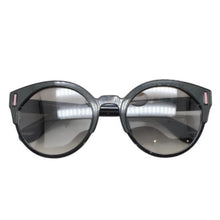画像をギャラリービューアに読み込む, PRADA プラダ Sunglasses サングラス 53◻︎22 SPR 03U-F Eyewear アイウェア ブラック グリーン 美品 中古 4a001352