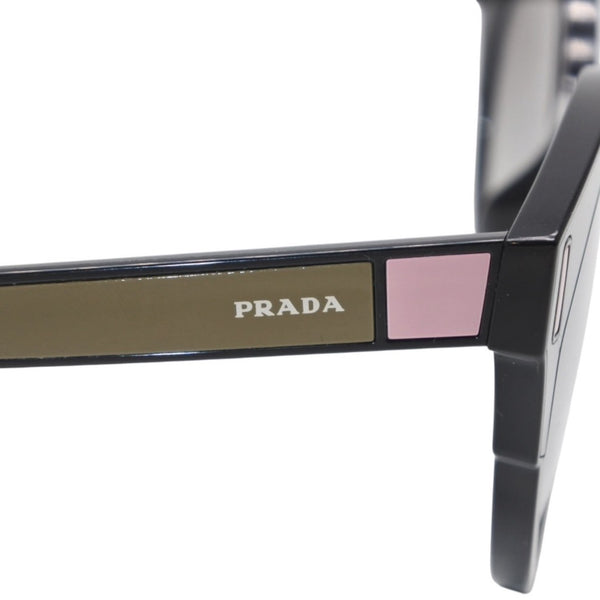 PRADA プラダ Sunglasses サングラス 53◻︎22 SPR 03U-F Eyewear アイウェア ブラック グリーン 美品 中古 4a001352