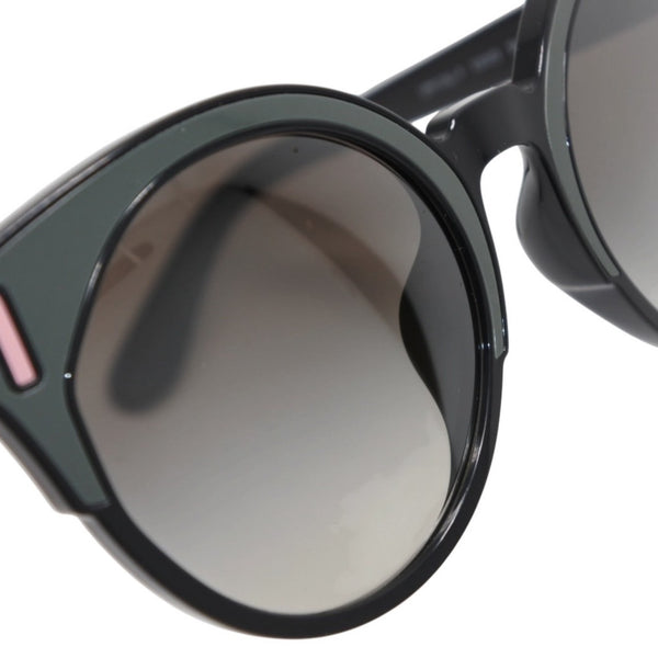 PRADA プラダ Sunglasses サングラス 53◻︎22 SPR 03U-F Eyewear アイウェア ブラック グリーン 美品 中古 4a001352