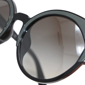 PRADA プラダ Sunglasses サングラス 53◻︎22 SPR 03U-F Eyewear アイウェア ブラック グリーン 美品 中古 4a001352