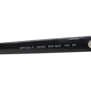 PRADA プラダ Sunglasses サングラス 53◻︎22 SPR 03U-F Eyewear アイウェア ブラック グリーン 美品 中古 4a001352