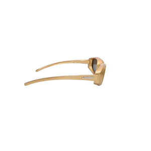 Very Good Condition BOTTEGA VENETA Bottega Veneta Oval Lens Sunglasses BV1210S Gold Used 4a001348