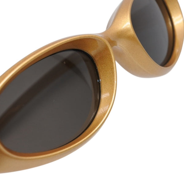 Very Good Condition BOTTEGA VENETA Bottega Veneta Oval Lens Sunglasses BV1210S Gold Used 4a001348