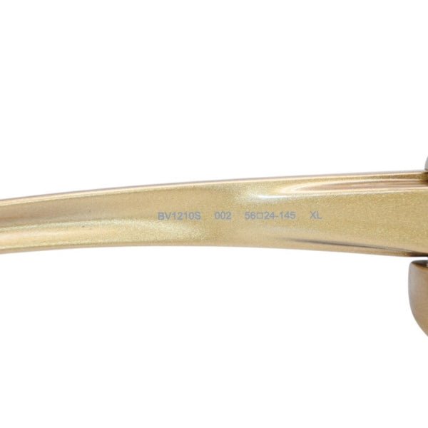 Very Good Condition BOTTEGA VENETA Bottega Veneta Oval Lens Sunglasses BV1210S Gold Used 4a001348