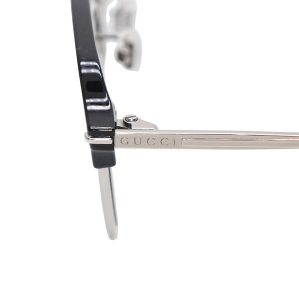 GUCCI グッチ Sunglasses サングラス アイウェア シルバーテンプル 56◻︎18-150 ブラック 美品 中古 4a001351