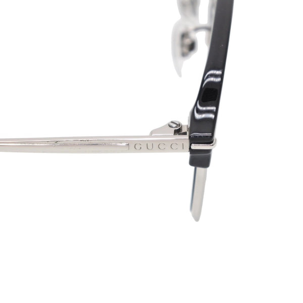 GUCCI グッチ Sunglasses サングラス アイウェア シルバーテンプル 56◻︎18-150 ブラック 美品 中古 4a001351