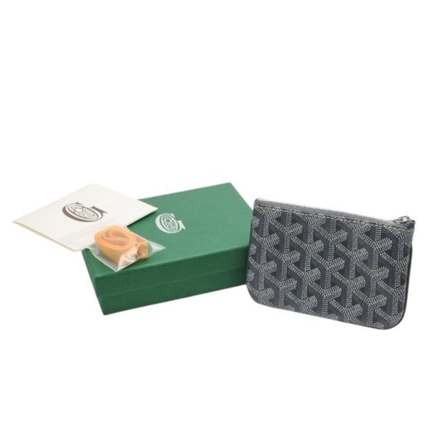 New and unused GOYARD Senat Nano Key Pouch Coin case SENAPCNANTY51CL51P Gray Used 4a001202