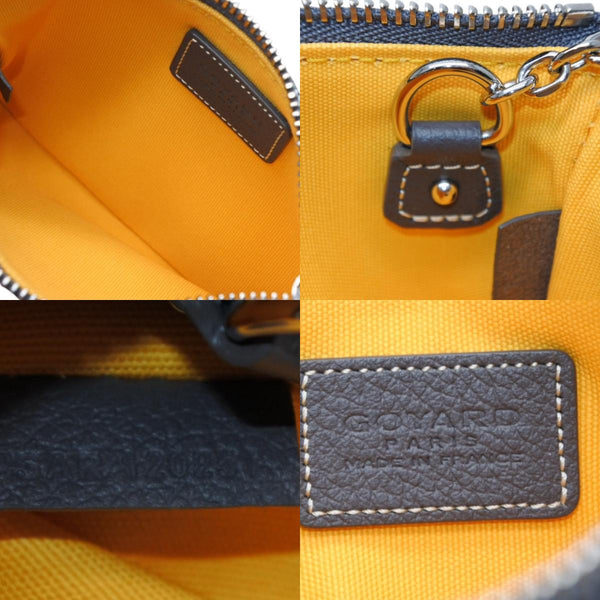 New and unused GOYARD Senat Nano Key Pouch Coin case SENAPCNANTY51CL51P Gray Used 4a001202