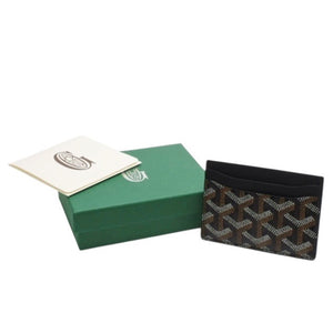 新品未使用 GOYARD ゴヤール Saint Sulpice サン シュルピス カードケース カードホルダー STSULPPMLTY01CL01X ブラック 中古 4a001208