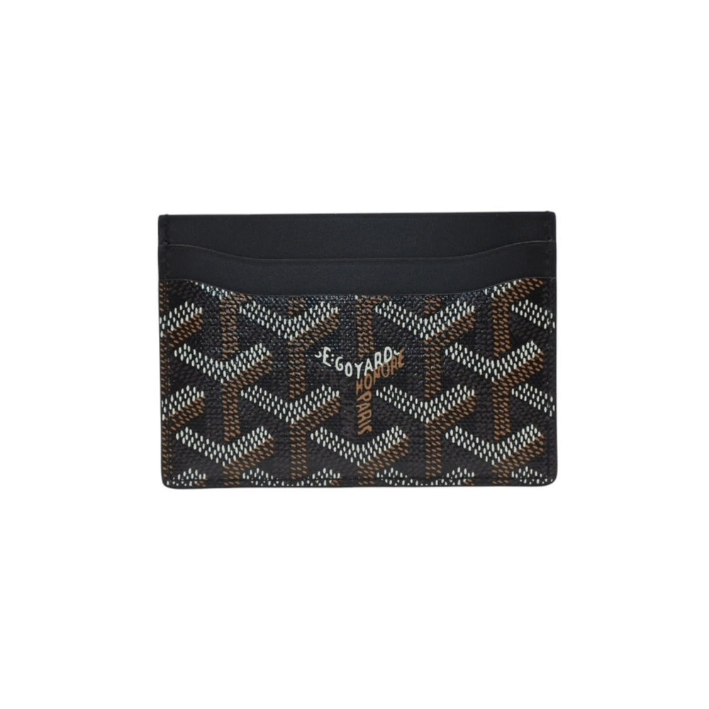 New and unused GOYARD Saint Sulpice Saint Sulpice Card Case Card Holder STSULPPMLTY01CL01X Black Used 4a001208