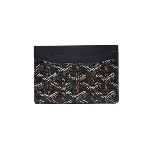 新品未使用 GOYARD ゴヤール Saint Sulpice サン シュルピス カードケース カードホルダー STSULPPMLTY01CL01X ブラック 中古 4a001208
