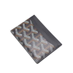 新品未使用 GOYARD ゴヤール Saint Sulpice サン シュルピス カードケース カードホルダー STSULPPMLTY01CL01X ブラック 中古 4a001208