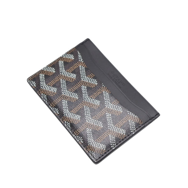 新品未使用 GOYARD ゴヤール Saint Sulpice サン シュルピス カードケース カードホルダー STSULPPMLTY01CL01X ブラック 中古 4a001208