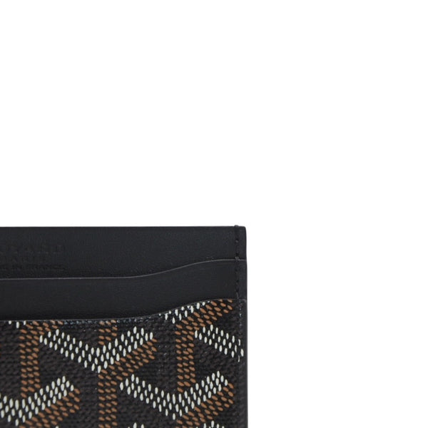 新品未使用 GOYARD ゴヤール Saint Sulpice サン シュルピス カードケース カードホルダー STSULPPMLTY01CL01X ブラック 中古 4a001208