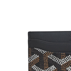 新品未使用 GOYARD ゴヤール Saint Sulpice サン シュルピス カードケース カードホルダー STSULPPMLTY01CL01X ブラック 中古 4a001208