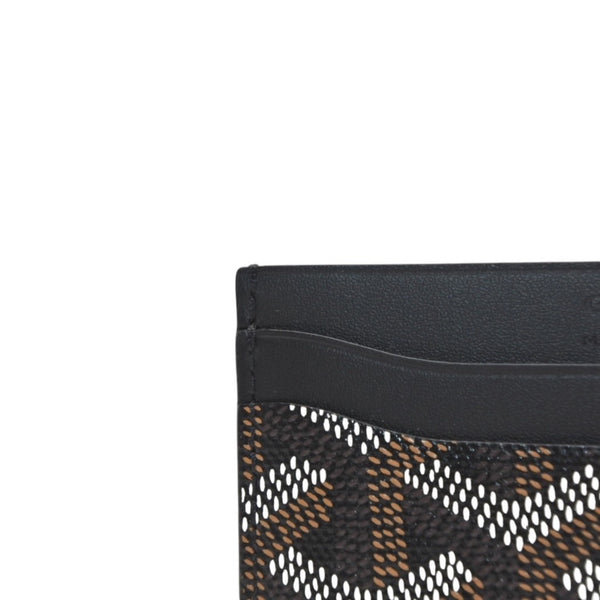 新品未使用 GOYARD ゴヤール Saint Sulpice サン シュルピス カードケース カードホルダー STSULPPMLTY01CL01X ブラック 中古 4a001208