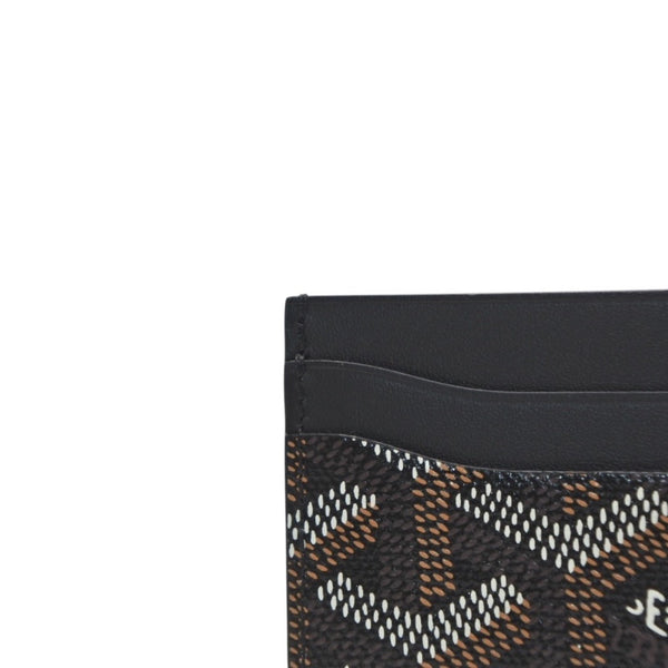 新品未使用 GOYARD ゴヤール Saint Sulpice サン シュルピス カードケース カードホルダー STSULPPMLTY01CL01X ブラック 中古 4a001208