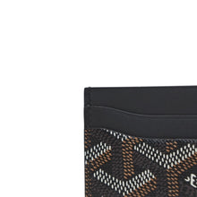 画像をギャラリービューアに読み込む, 新品未使用 GOYARD ゴヤール Saint Sulpice サン シュルピス カードケース カードホルダー STSULPPMLTY01CL01X ブラック 中古 4a001208