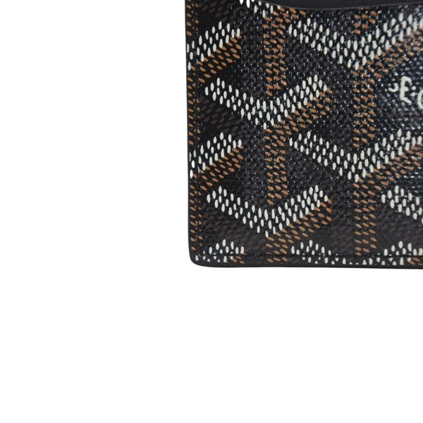 新品未使用 GOYARD ゴヤール Saint Sulpice サン シュルピス カードケース カードホルダー STSULPPMLTY01CL01X ブラック 中古 4a001208