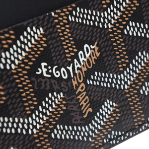 新品未使用 GOYARD ゴヤール Saint Sulpice サン シュルピス カードケース カードホルダー STSULPPMLTY01CL01X ブラック 中古 4a001208